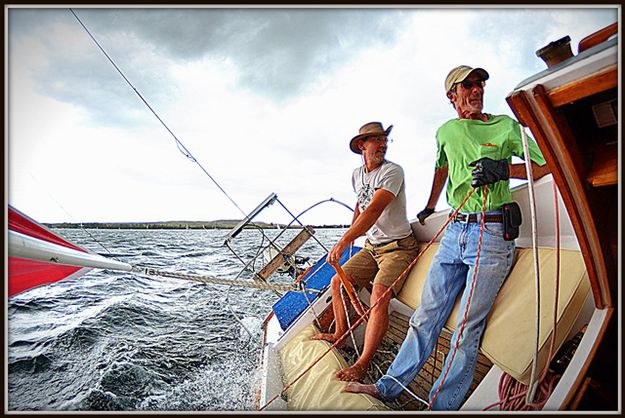 Taking on Water. Photo by Terry Allen.