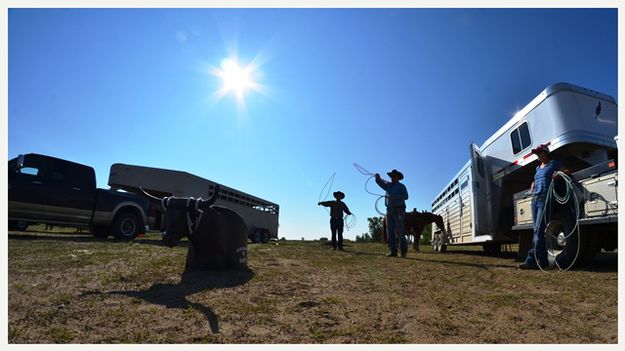 Warming Up. Photo by Terry Allen.