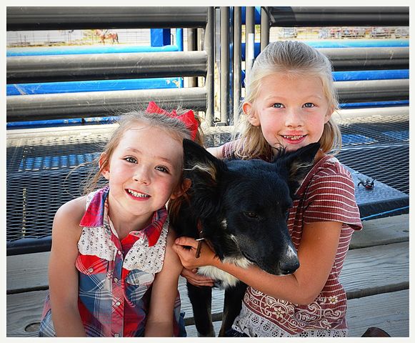 Sadie, Ashlynn and Arlo. Photo by Terry Allen.