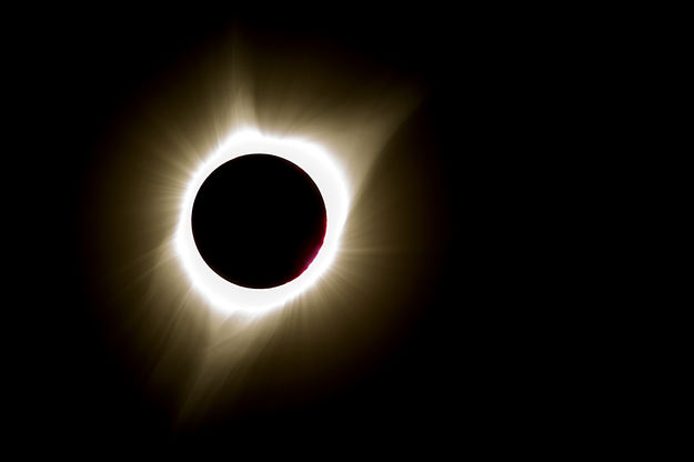 Eclipse from White Pine. Photo by Pete Arnold.