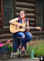 Michelle Humber in The Courtyard. Photo by Terry Allen.