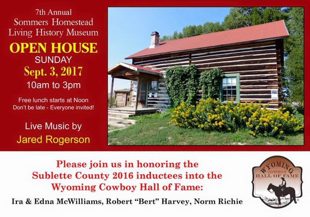 Everyone invited!. Photo by Sommers Homestead Living History Museum.