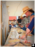 The Pie Line. Photo by Terry Allen.