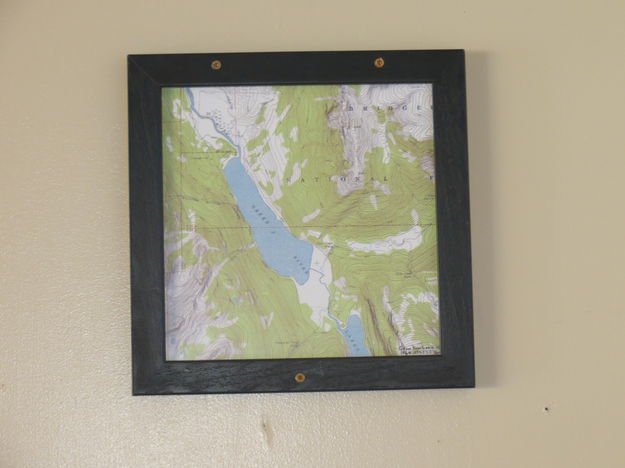 Green River Lakes map. Photo by Jonita Sommers.