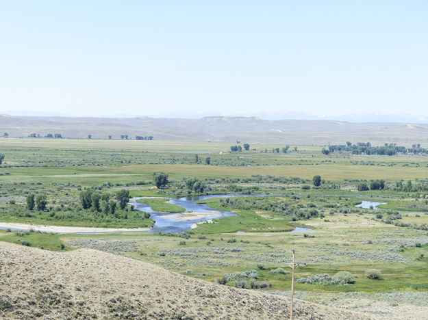 View of the Rendezvous grounds. Photo by Dawn Ballou, Pinedale Online.