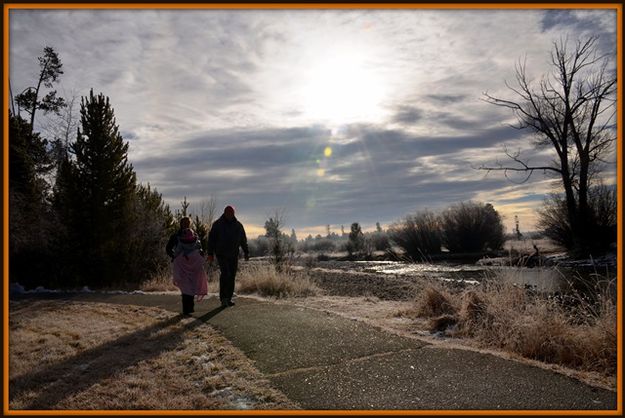 Rounding the Bend. Photo by Terry Allen.