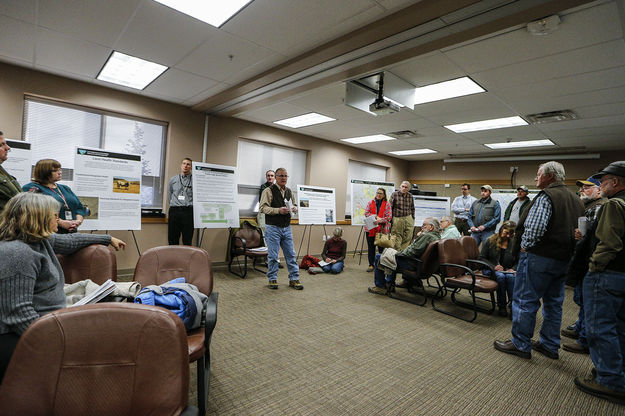 BLM Sage Grouse meeting. Photo by Pete Arnold.