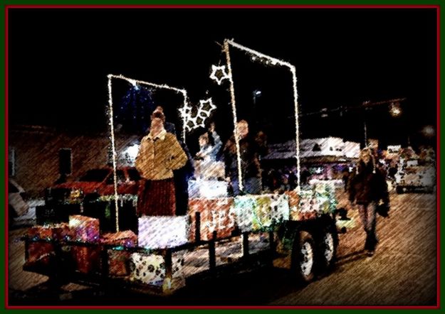 A Smiling Church Float. Photo by Terry Allen.