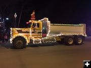 Giving Santa a ride. Photo by Katherine Peterson.