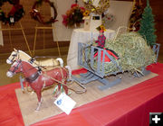 Hay sled. Photo by Dawn Ballou, Pinedale Online.