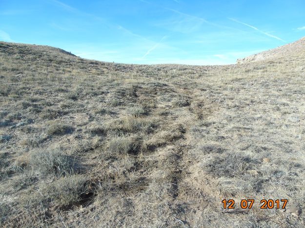 Oil dump after cleanup. Photo by Bureau of Land Management.