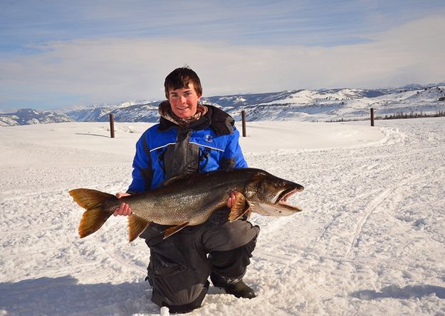 Fishing Derby Winner. Photo by Terry Allen.