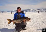 Fishing Derby Winner. Photo by Terry Allen.