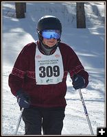 Doc Johnston on Slalom Course. Photo by Terry Allen.