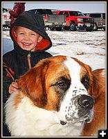 Alex and Bella. Photo by Terry Allen.