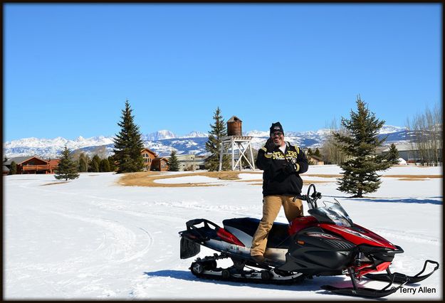 Randy Making Sure We Had Beer. Photo by Terry Allen.