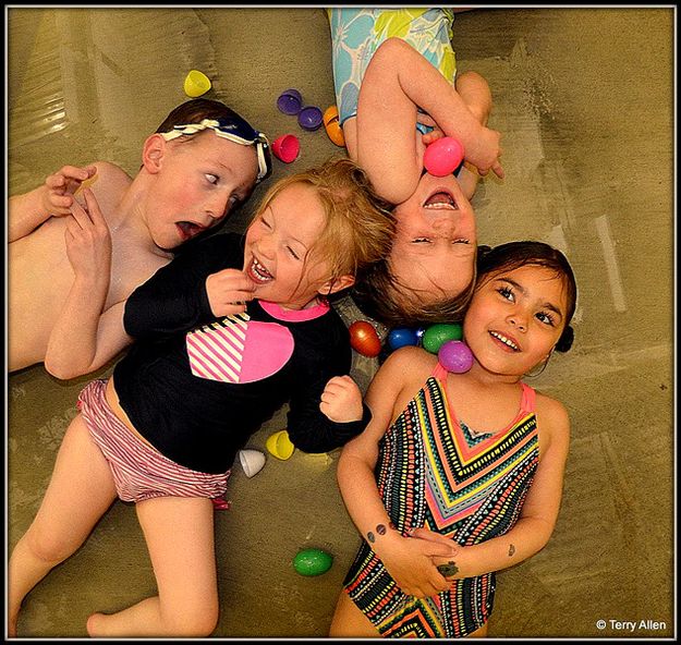 Garrett, Makayla, Ciera, Lillian. Photo by Terry Allen.