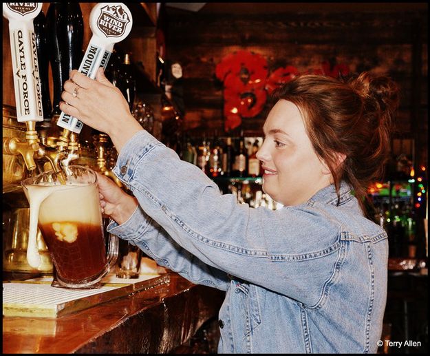 Brewmaster Emily Johnston. Photo by Terry Allen.