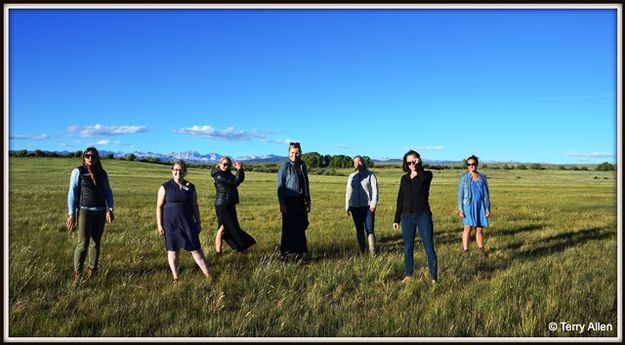 The Land Trust Women. Photo by Terry Allen.