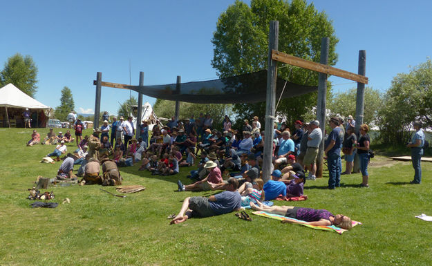 AMM talk. Photo by Dawn Ballou, Pinedale Online.