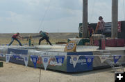 Sawing Competition. Photo by Dawn Ballou, Pinedale Online.