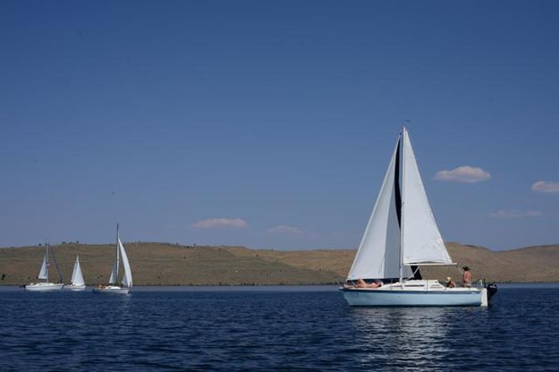 Regatta. Photo by Rita Donham, Wyoming Aerophoto.