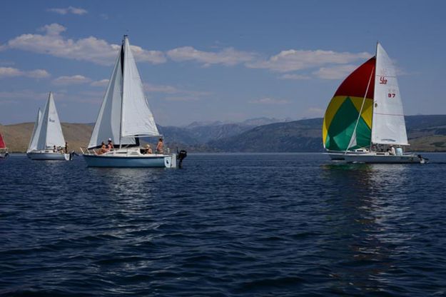 Regatta. Photo by Rita Donham, Wyoming Aerophoto.