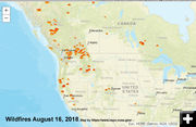 Wildfires. Photo by NOAA.