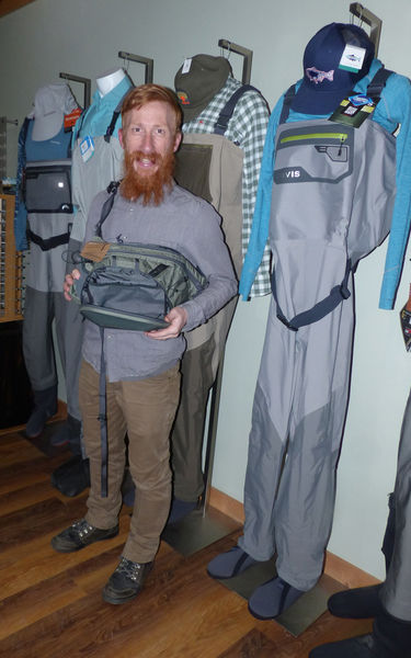 Josh ready for fishing. Photo by Dawn Ballou, Pinedale Online.