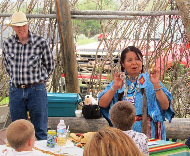 Lapita and Dan Frewin. Photo by Dawn Ballou, Pinedale Online.