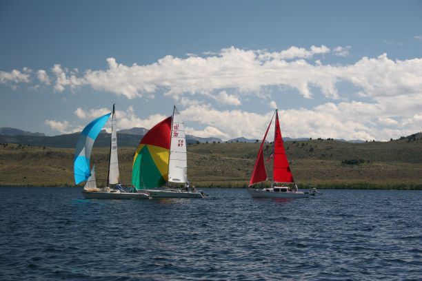 More colorful sails. Photo by Mindi Crabb.