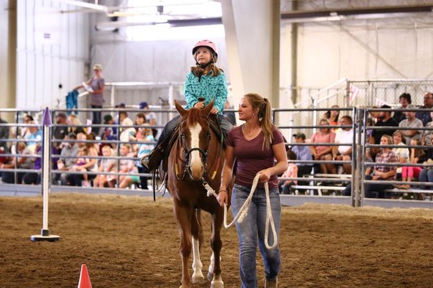 Mya and Molly. Photo by MESA Therapeutic Horsemanship.