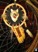 Dreamcatcher detail. Photo by Dawn Ballou, Pinedale Online.