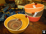 Handmade Baskets. Photo by Dawn Ballou, Pinedale Online.