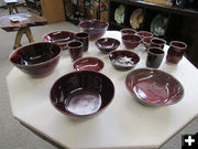 Red Pottery. Photo by Dawn Ballou, Pinedale Online.