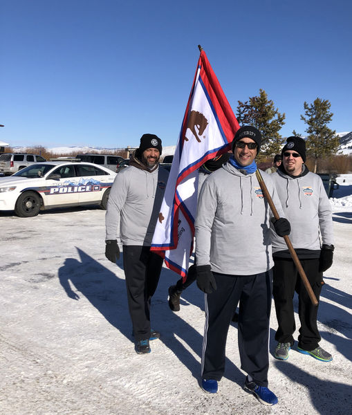 Torch Run for Special Olympics. Photo by Sublette County Sheriffs Office.