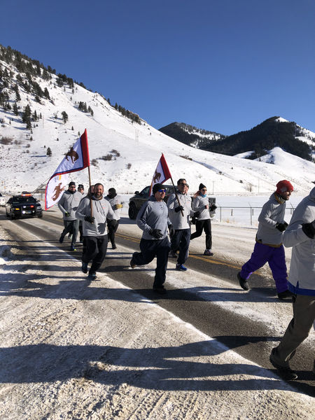 Torch Run. Photo by Sublette County Sheriffs Office.