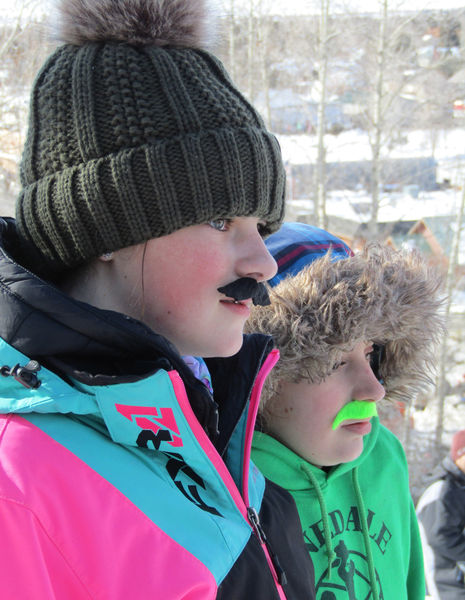 Moustache girls. Photo by Dawn Ballou, Pinedale Online.