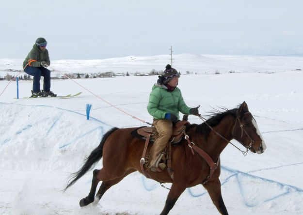 Having fun. Photo by Dawn Ballou, Pinedale Online.