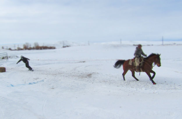 Snowboarder. Photo by Dawn Ballou, Pinedale Online.