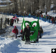 Down was easier than up. Photo by Dawn Ballou, Pinedale Online.