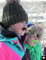 Moustache girls. Photo by Dawn Ballou, Pinedale Online.