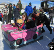 Pink Cadillac. Photo by Dawn Ballou, Pinedale Online.