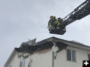 Sandy Lane Fire. Photo by Sublette County Unified Fire.