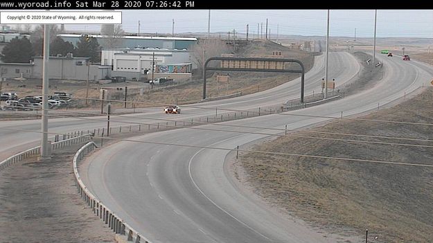 I25 F Street Casper. Photo by Wyoming Department of Transportation.