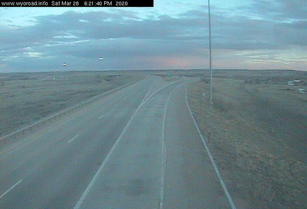 I90 Buffalo. Photo by Wyoming Department of Transportation.