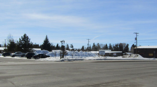 Old Town Hall site. Photo by Pinedale Online.