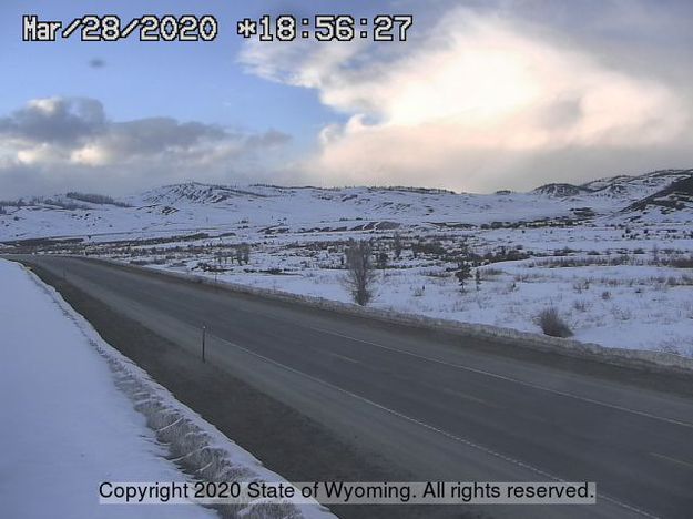 Bondurant US 191 North. Photo by Wyoming Department of Transportation.