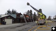 Franklin Ave Fire. Photo by Sublette County Unified Fire.