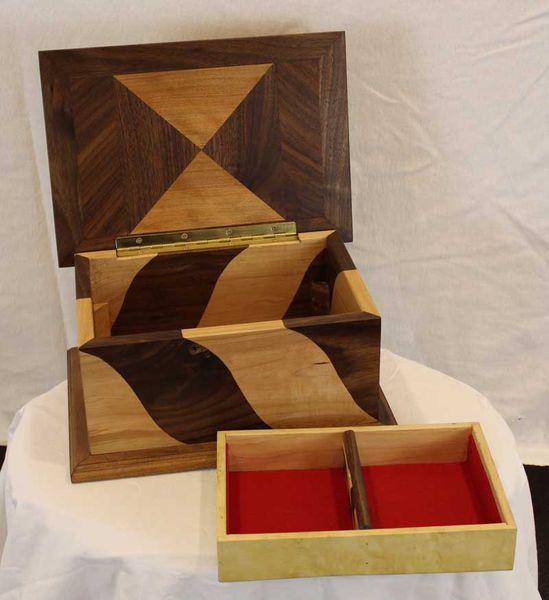 Wood Jewelry Box. Photo by Pinedale Online.